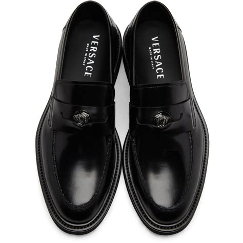 Versace Men's Medusa Penny Loafers 